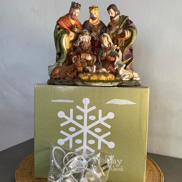 Kirklands Holiday Holiday By Kirklands Nativity Set Poshmark
